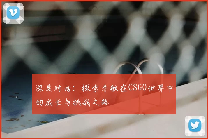 深度对话:探索李敏在CSGO世界中的成长与挑战之路