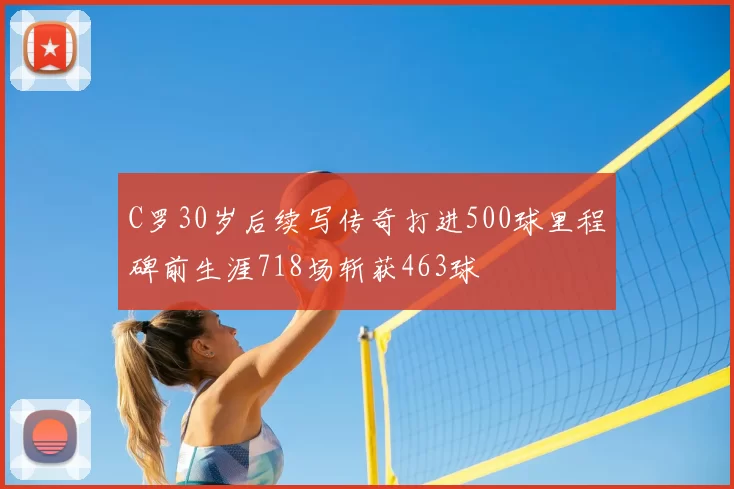 C罗30岁后续写传奇打进500球里程碑前生涯718场斩获463球