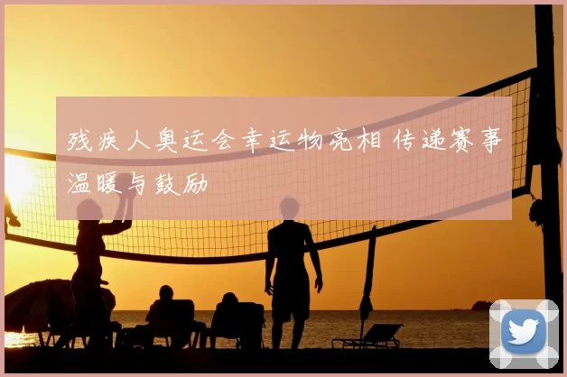残疾人奥运会幸运物亮相 传递赛事温暖与鼓励