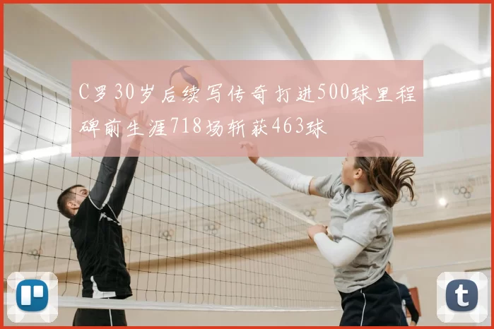 C罗30岁后续写传奇打进500球里程碑前生涯718场斩获463球