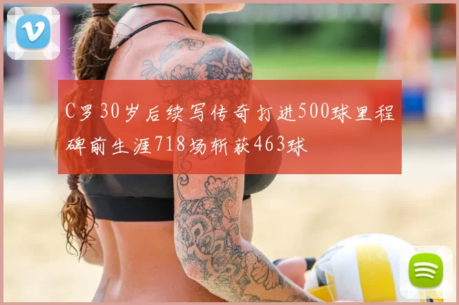 C罗30岁后续写传奇打进500球里程碑前生涯718场斩获463球